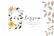 Awesome Blossom alphabet, a Symbol Font by Alice_Evans (Thumbnail 1 of 16)