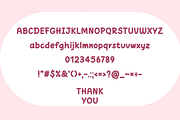 Flower Font, a Sans Serif Font by Cutie_Kate_Studio (Thumbnail 8 of 8)