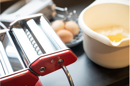 Making Pasta with Pasta Machine