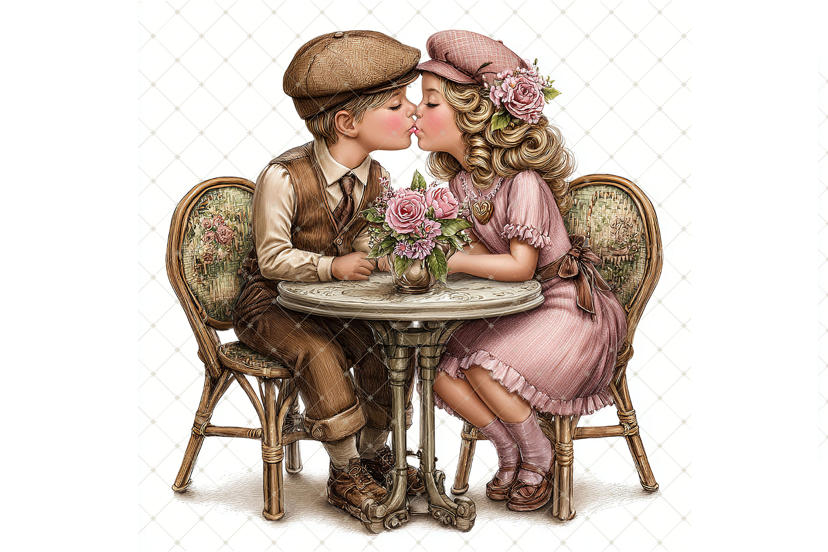 Romantic Couple Clipart JPG, a Person Illustration by Memories By Lea (Photo 6 of 18)
