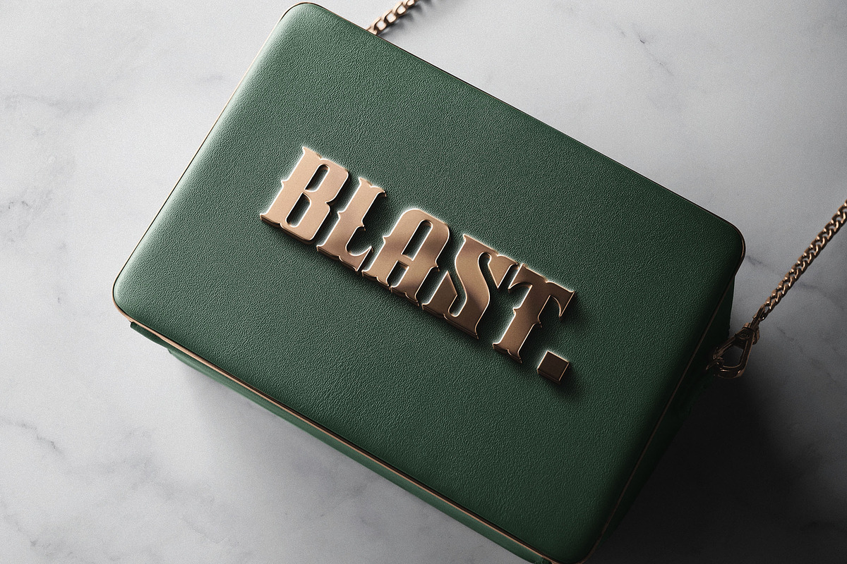 Black Slider a Layering Dark Display, a Blackletter Font by Blankids Studio (Photo 7 of 9)