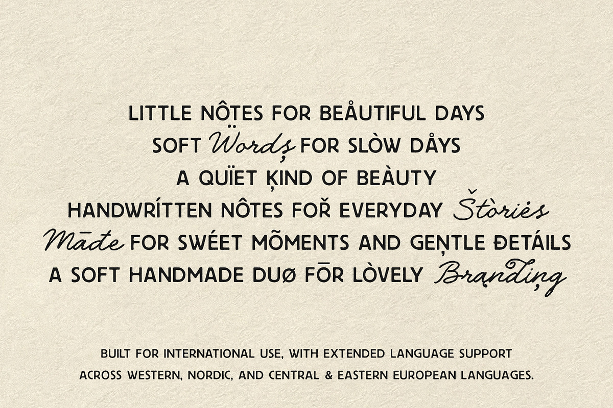 The Daily Notes - Script and Sans, a Handwritten Font by Davide Bassu (Photo 14 of 14)