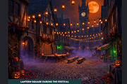 100 Halloween RPG Backdrops, a Seasonal Illustration by ThatsDesignArt (Thumbnail 7 of 19)