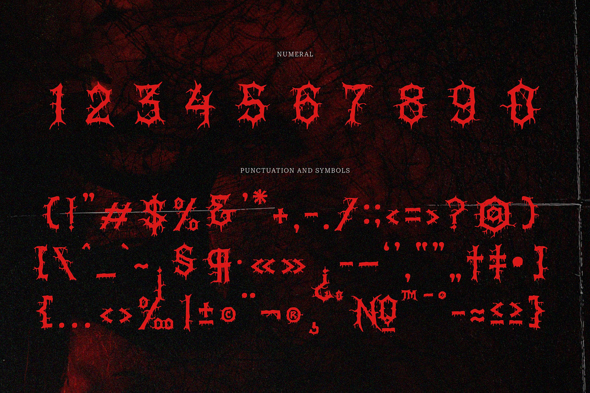 Kerak Neraka | Black Metal Font, a Blackletter Font by Denustudios (Photo 10 of 11)