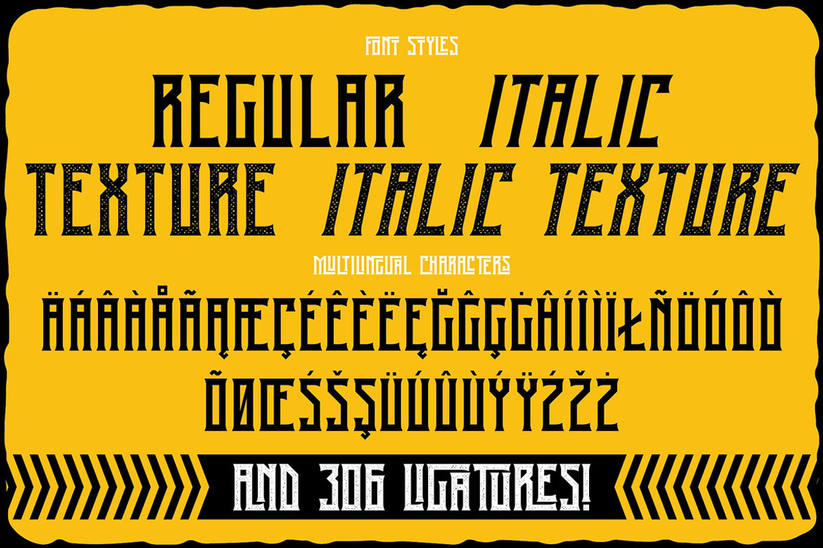 Ugly Biker - Condensed Retro Font, a Serif Font by JumboDesign (Photo 5 of 6)