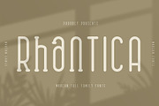 Rhantica Family Fonts, a Sans Serif Font by Crump Hand (Thumbnail 1 of 9)