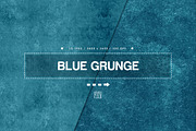 Blue Grunge Backgrounds, a Texture Graphic by Orange Fox (Thumbnail 1 of 6)