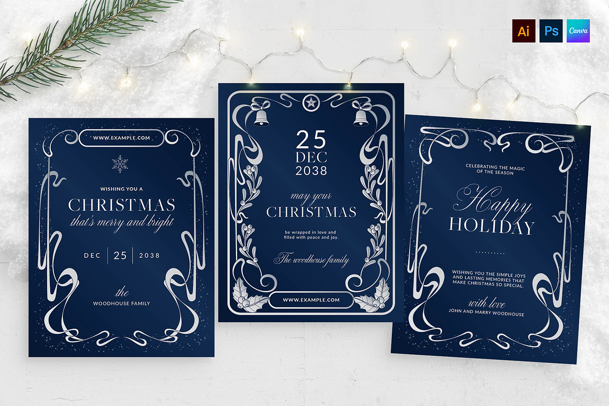 Christmas Flyer Template, a Flyer Template by BrandPacks (Photo 1 of 5)