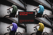 CYCLING T-SHIRT MOCKUP, a Shirt Mockup by XAL (Thumbnail 3 of 7)