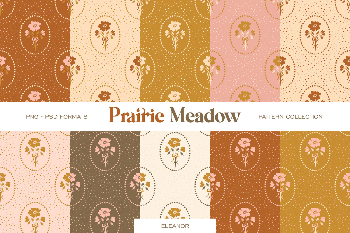 Prairie Meadow Cottagecore Patterns, a Pattern Graphic by Eclectic Anthology (Photo 8 of 13)