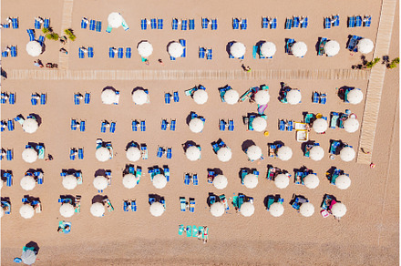 Aerial view of the beaches of the, a Nature Photo by Elizaveta Galitskaya