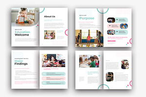 Kids Education Brochure Template