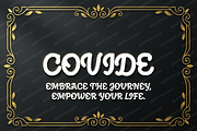Covide | Elegant Serif & Luxury Disp, a Serif Font by Astuti Studio (Thumbnail 13 of 25)