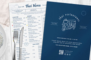 Thai Food Menu Template, a Flyer Template by BrandPacks (Thumbnail 1 of 5)