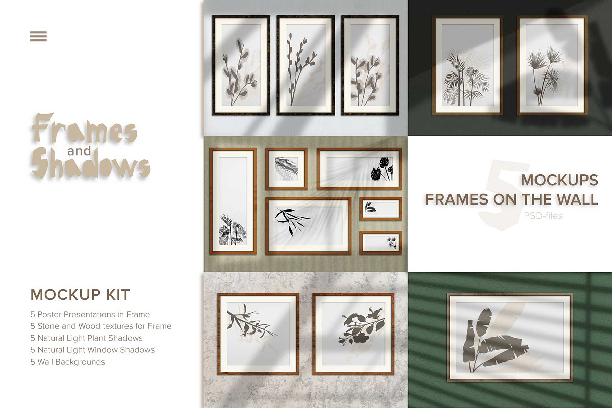 5 MockUps — Poster in Frame, a Print Template by Zimages (Photo 11 of 12)