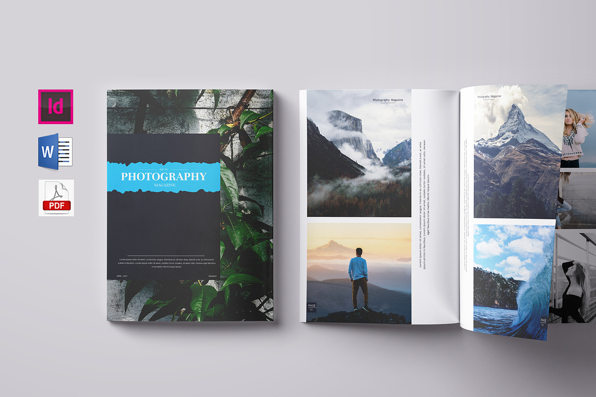 Photography Magazine Template | Word, a Magazine Template by obidullah_01 (Photo 1 of 13)