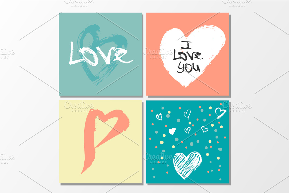 Valentine's Day Cards, a Card Template by Artem Vorotnikov (Photo 9 of 13)