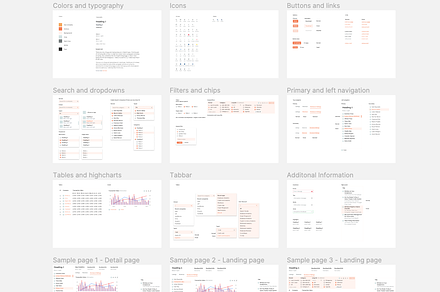 Design library for web