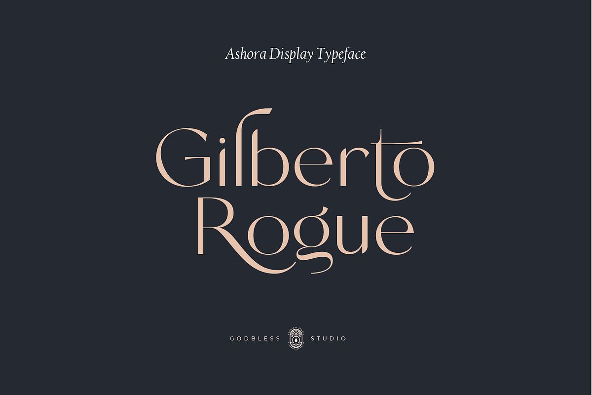 Ashora - Display Typeface, a Sans Serif Font by Godbless Studio (Photo 3 of 16)