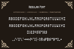 Golder Western - Typeface Font