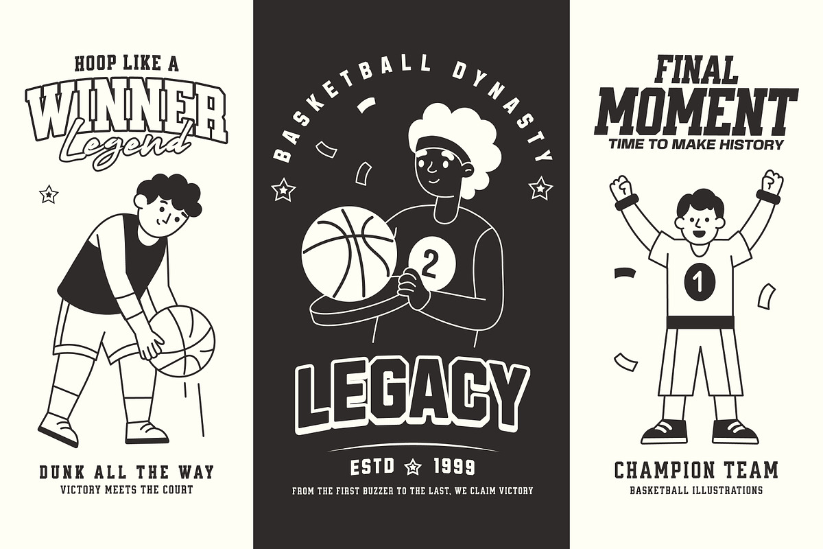 Basketball Illustration, an Outline Icon by Vectors Market (Photo 3 of 8)