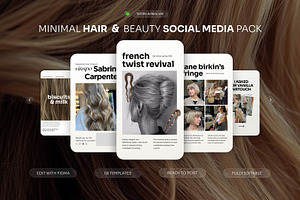 Beauty Instagram Pack–58 Templates