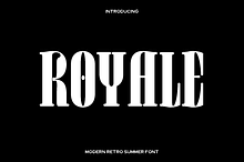 Royale - Modern Retro Font