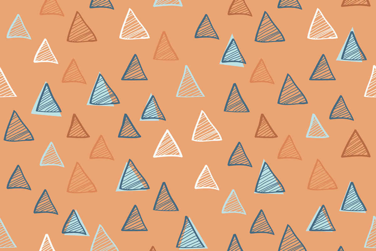 Vector geometrical seamless set. preview 4