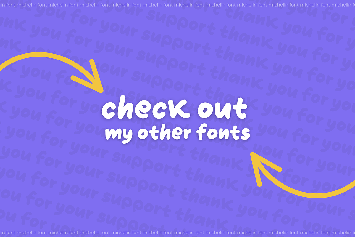 Michelin Friendly Display Font, a Script Font by typendy (Photo 10 of 10)
