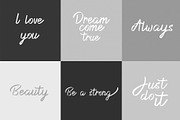 Dacilla Script, a Script Font by Crenadhif Studio (Thumbnail 8 of 15)