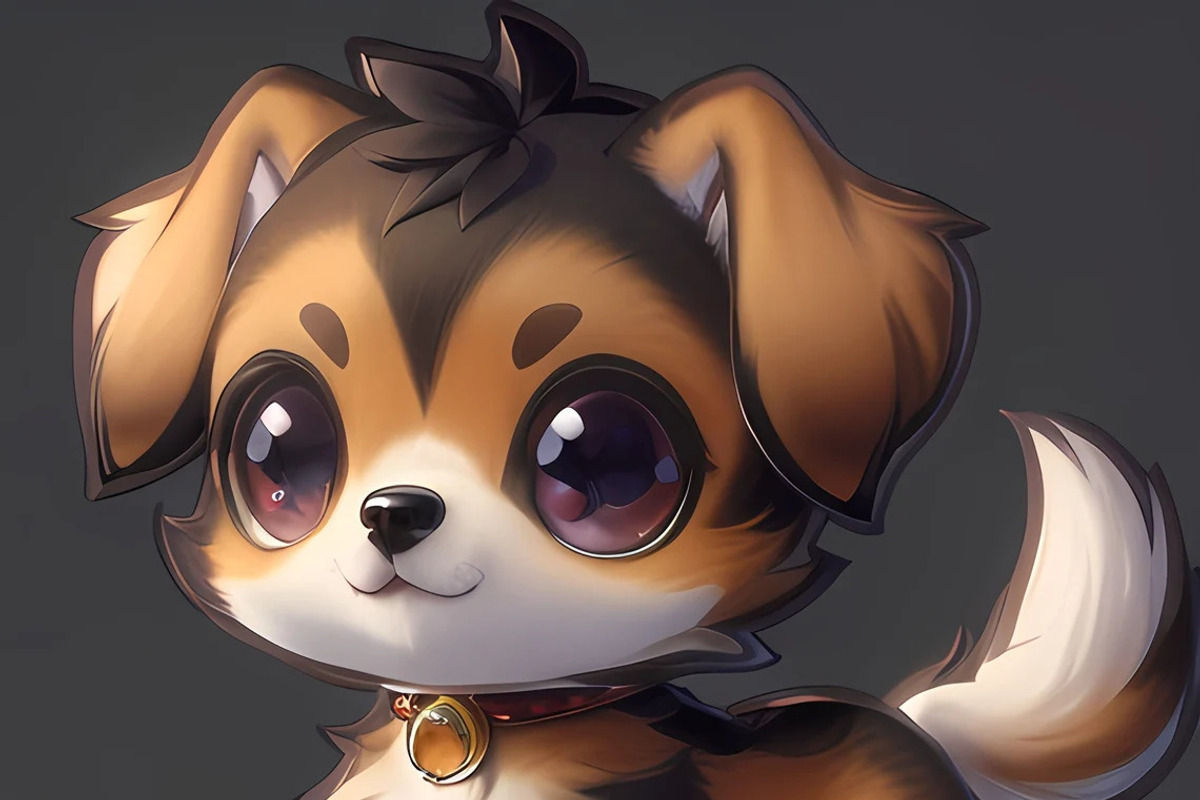 Procreate Cute Chibi Dogs Stamps, a Brush Add-On by OneBerryCreations (Photo 8 of 9)