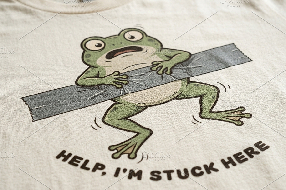 Help, I'm stuck here, an Animal Illustration by Vectorlina (Photo 3 of 5)