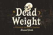 Deadweight + Jack's Lantern, a Serif Font by Bruised Goods (Thumbnail 1 of 13)