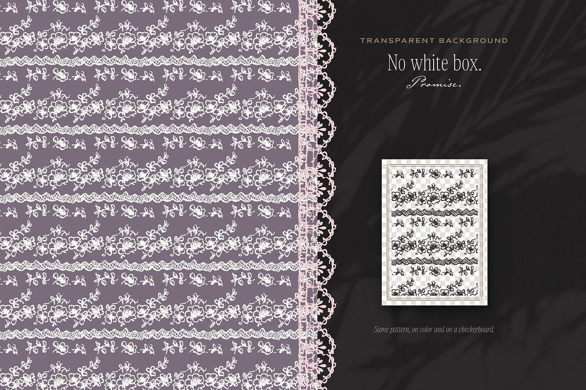 Lace & Trims Seamless Pattern Bundle, a Pattern Graphic by The October Creative (Photo 6 of 12)