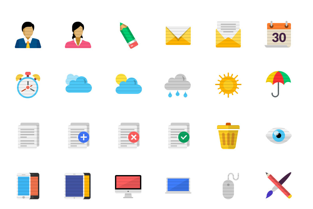 114 Round And Flat Icons, an Icon by Graphicsfuel