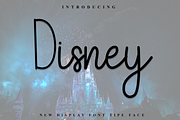 Disney, a Handwritten Font by FreshTypeINK (Thumbnail 1 of 8)