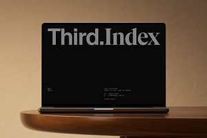 001.04-A MacBook Mockup, a Mac Mockup by THIRD.INDEX