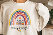Retro Christmas Hand-drawn PNG, a Graphic by GlitterCraft (Thumbnail 5 of 101)
