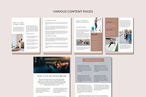 Fitness Program - Ebook Template