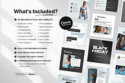 Wellness Static Ad Templates Canva, a Social Media Template by DigiPax (Thumbnail 2 of 11)