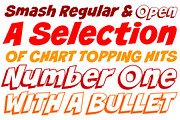 Smash - a big, loud comic book font!, a Font by Comicraft Fonts (Thumbnail 2 of 3)
