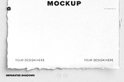 Two A4 Deckled Edge Paper Mockup, a Product Mockup by Custom Scene (Thumbnail 9 of 10)