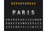 Mechanical Airport Flip Board, an Object Graphic by Vector and Templates (Thumbnail 3 of 6)