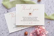 Minimalist Wildflower Wedding Suite, an Invitation Template by BlueRobinDesignShop (Thumbnail 5 of 5)