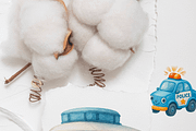 20 Transport Clipart, a Decorative Illustration by Pati Charm Studio (Thumbnail 7 of 8)