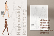 Female fashion figure templates, a Person Illustration by Asta Sia Le (Thumbnail 7 of 7)
