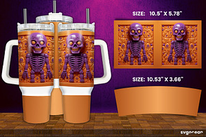 Inflated Halloween Tumbler Wrap