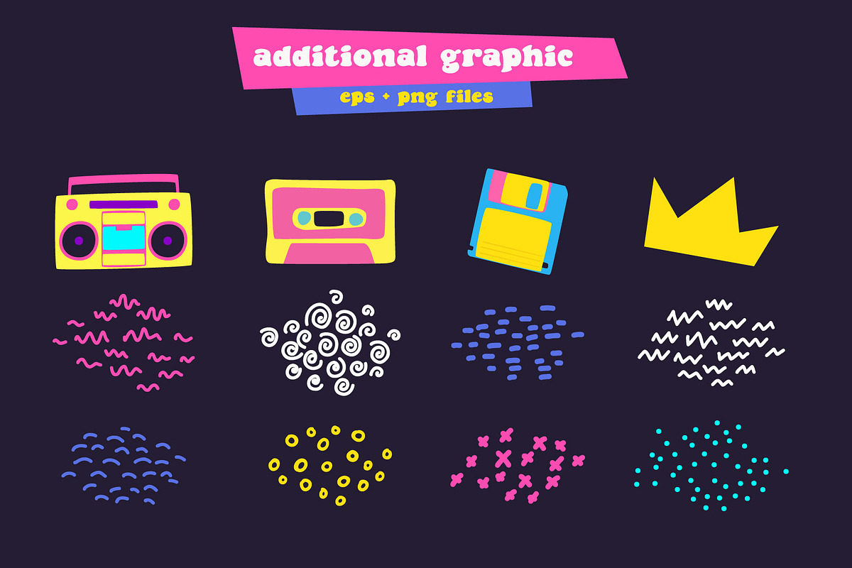 Nineties Vibes font & graphics, a Font by kaer_shop (Photo 7 of 10)