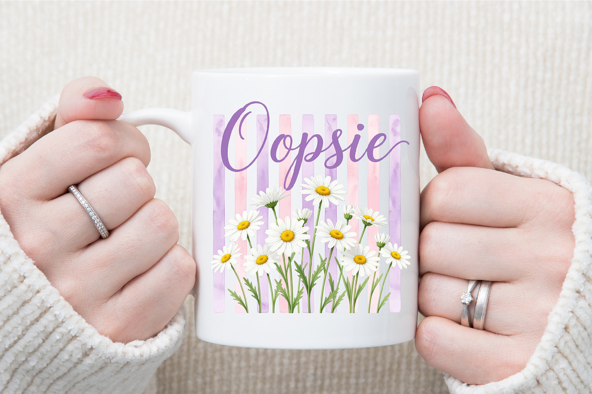 Oopsie Daisy Preppy Summer PNG, a Seasonal Illustration by Sublimation Artist (Photo 7 of 9)
