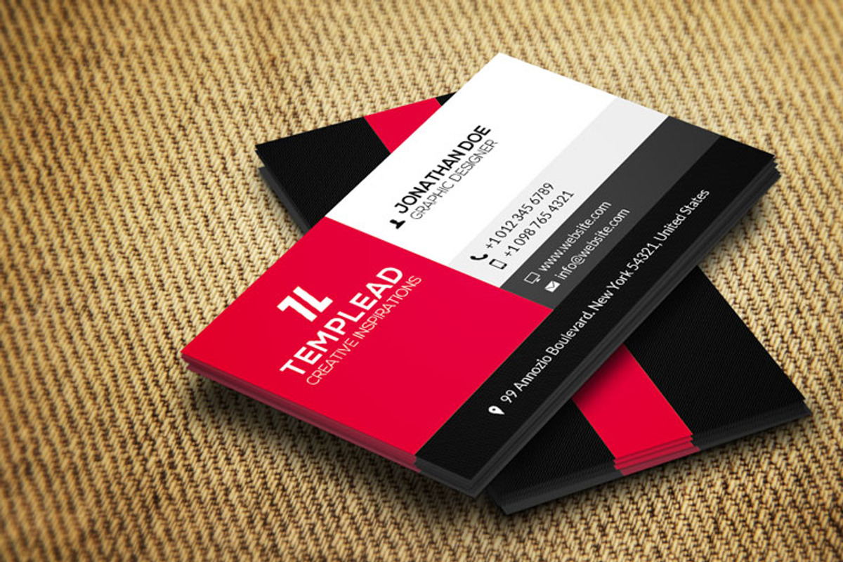 Corporate Business Card CM097, a Business Card Template by annozio (Photo 2 of 4)